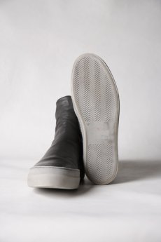 画像15: incarnation / インカネーション / 11V-7667  / HORSE LEATHER BACK ZIP SHORT LINED #WHITE HI RUBBER SOLES PIECE DYED (15)