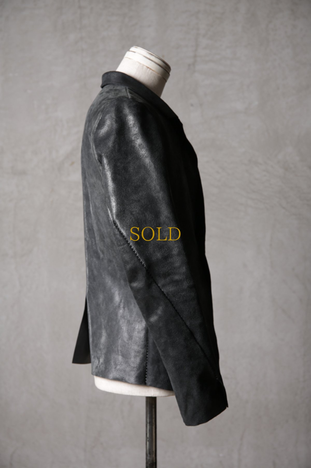 画像6: incarnation / インカネーション / 11D-170L / HORSE RESIN LEATHER EDEN TAILORED UNLINED (6)