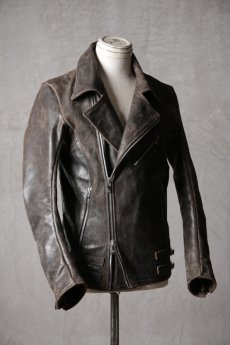 画像5: incarnation / インカネーション / 11D-42113 / HORSE RESIN LEATHER EDEN W-RIDERS LINED (5)