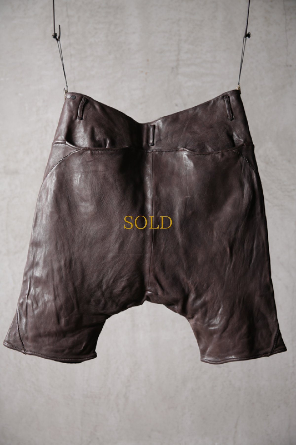 画像12: incarnation / インカネーション / H15-6301  / HEAVY WEIGHT SHEEP W.POCKET SARROUEL SHORTS (12)