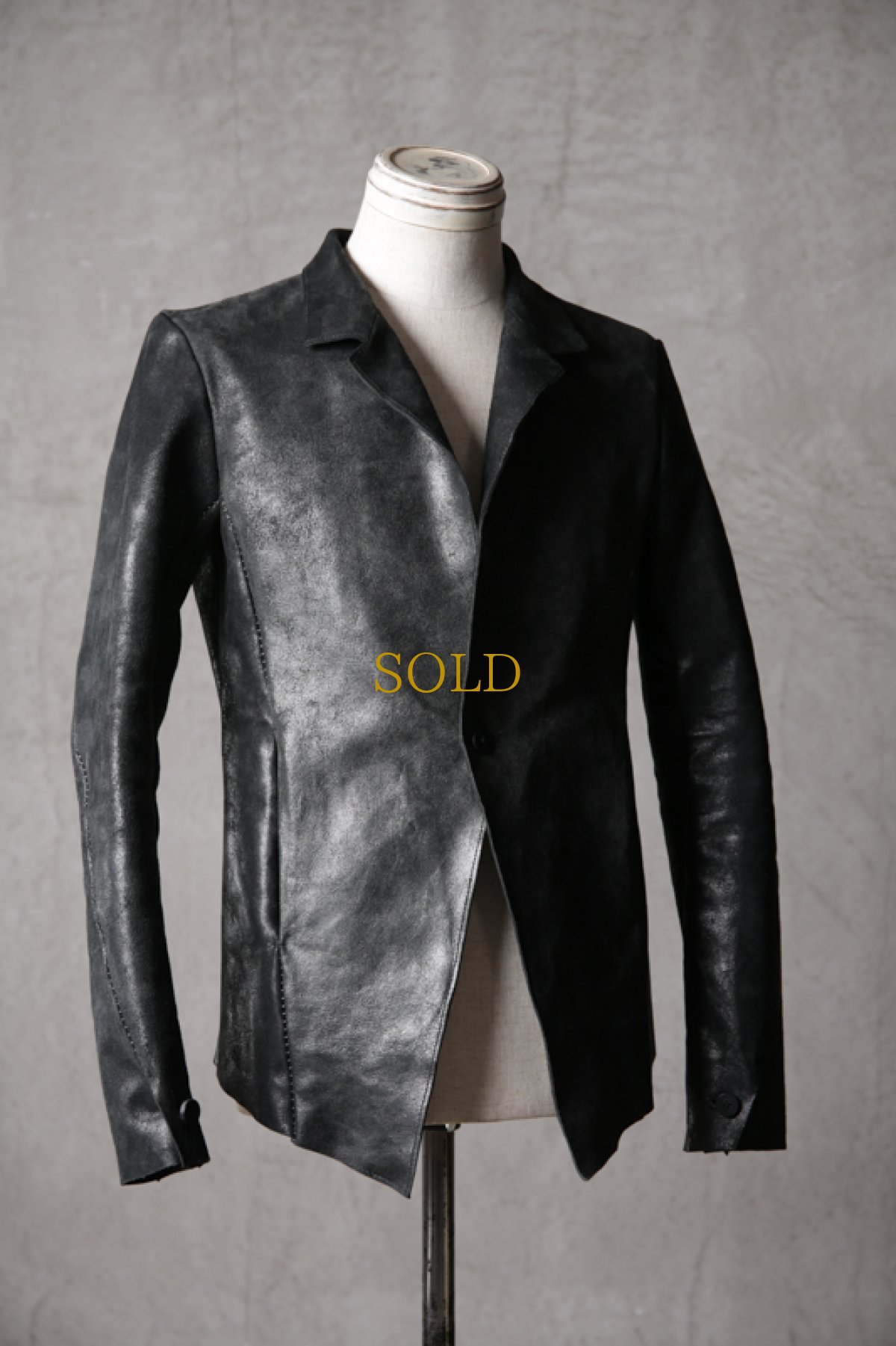 画像4: incarnation / インカネーション / 11D-170L / HORSE RESIN LEATHER EDEN TAILORED UNLINED (4)