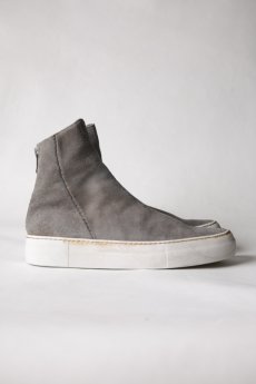 画像19: incarnation / インカネーション / 11V-7667  / HORSE LEATHER BACK ZIP SHORT LINED #WHITE HI RUBBER SOLES PIECE DYED (19)