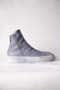 画像26: incarnation / インカネーション / 11V-7667  / HORSE LEATHER BACK ZIP SHORT LINED #WHITE HI RUBBER SOLES PIECE DYED (26)