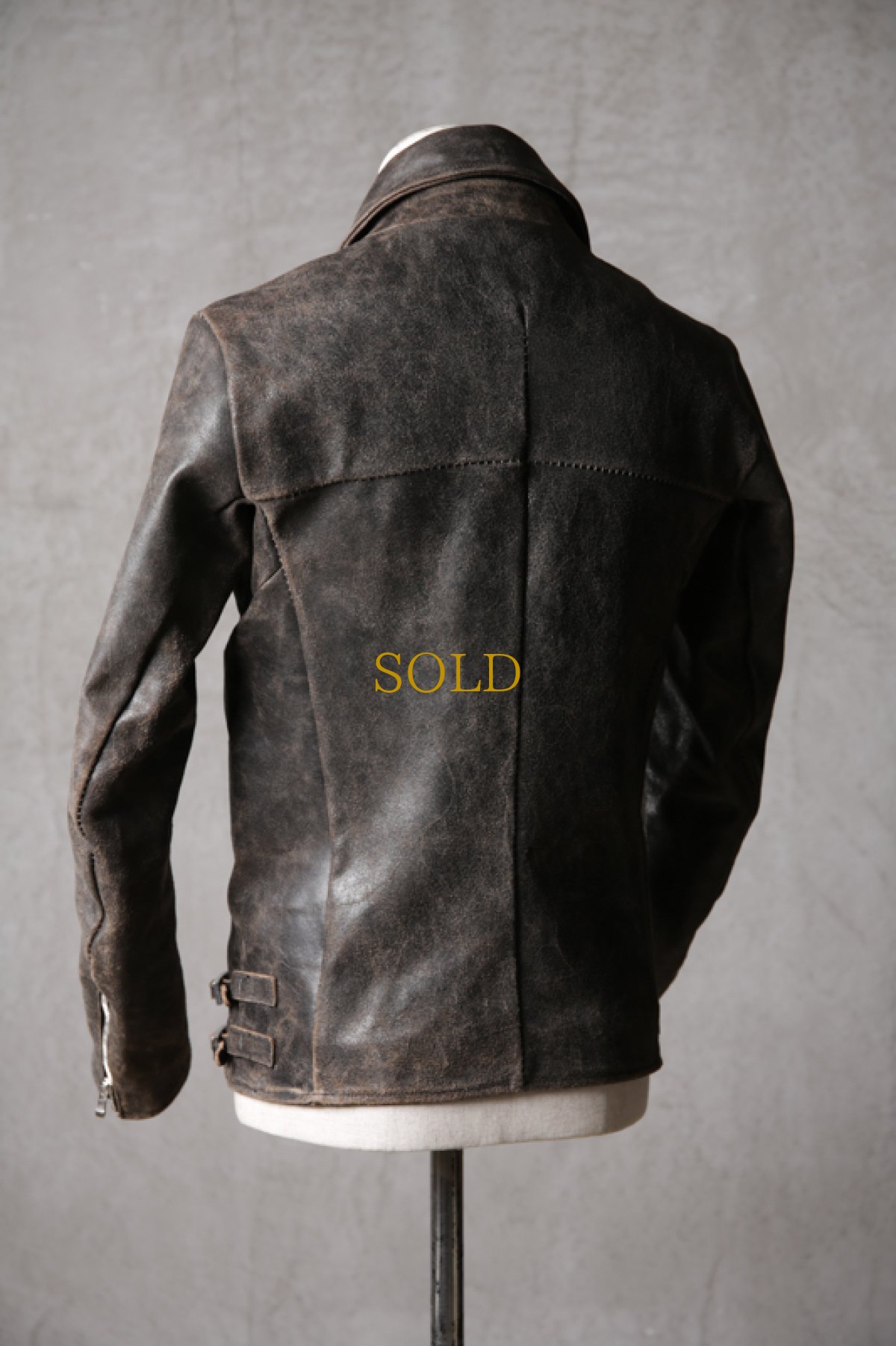 画像9: incarnation / インカネーション / 11D-42113 / HORSE RESIN LEATHER EDEN W-RIDERS LINED (9)