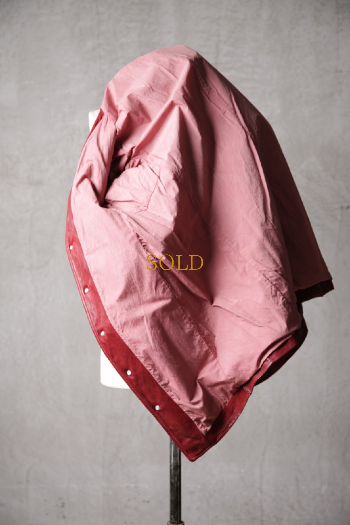 画像10: incarnation / インカネーション / 15-3507 / SHEEP LEATHER NO COLLAR SHIRT SHORT SLEEVE LINED DK-1B/SS (10)