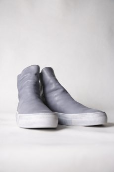 画像25: incarnation / インカネーション / 11V-7667  / HORSE LEATHER BACK ZIP SHORT LINED #WHITE HI RUBBER SOLES PIECE DYED (25)