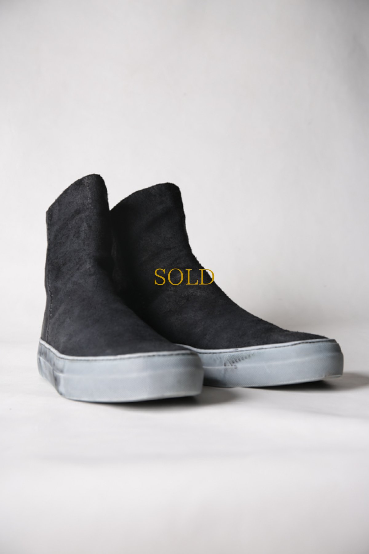 画像32: incarnation / インカネーション / 11V-7667  / HORSE LEATHER BACK ZIP SHORT LINED #WHITE HI RUBBER SOLES PIECE DYED (32)