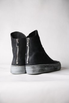 画像34: incarnation / インカネーション / 11V-7667  / HORSE LEATHER BACK ZIP SHORT LINED #WHITE HI RUBBER SOLES PIECE DYED (34)