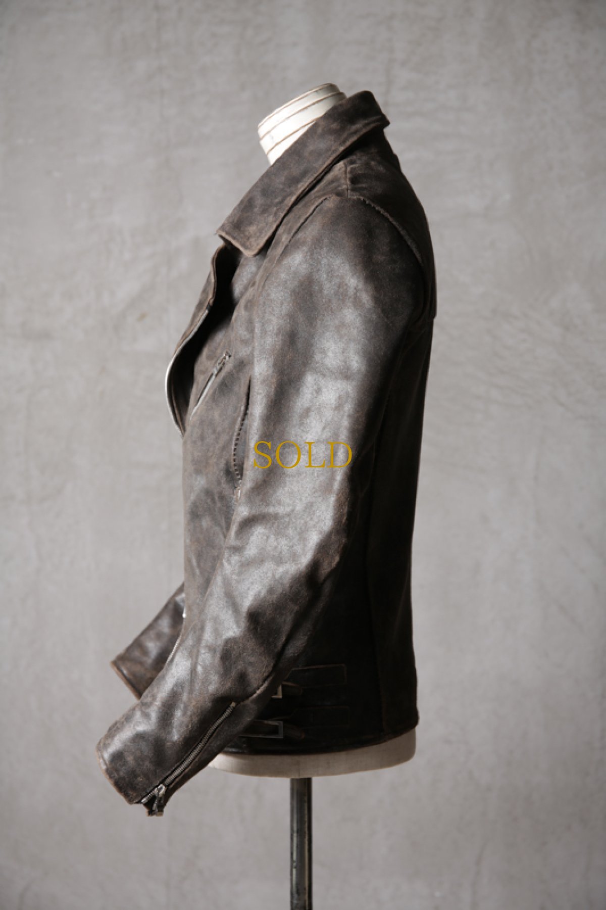 画像6: incarnation / インカネーション / 11D-42113 / HORSE RESIN LEATHER EDEN W-RIDERS LINED (6)