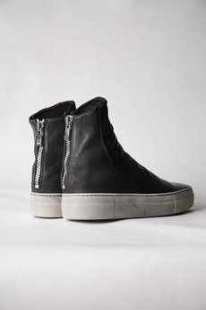 画像13: incarnation / インカネーション / 11V-7667  / HORSE LEATHER BACK ZIP SHORT LINED #WHITE HI RUBBER SOLES PIECE DYED (13)
