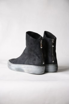画像35: incarnation / インカネーション / 11V-7667  / HORSE LEATHER BACK ZIP SHORT LINED #WHITE HI RUBBER SOLES PIECE DYED (35)