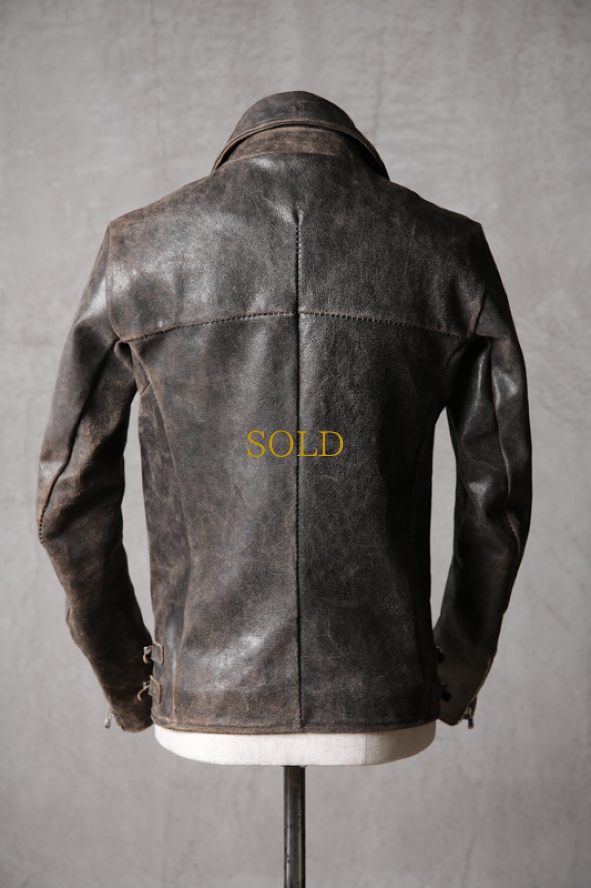 画像10: incarnation / インカネーション / 11D-42113 / HORSE RESIN LEATHER EDEN W-RIDERS LINED (10)