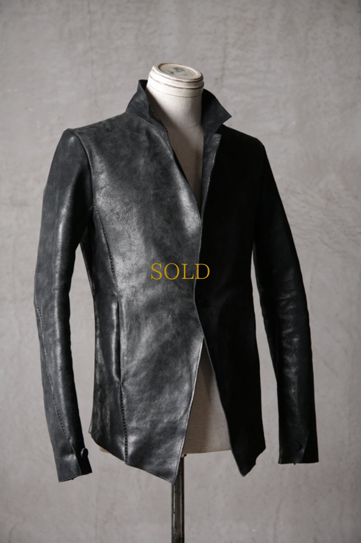 画像12: incarnation / インカネーション / 11D-170L / HORSE RESIN LEATHER EDEN TAILORED UNLINED (12)