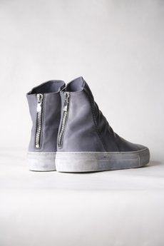 画像27: incarnation / インカネーション / 11V-7667  / HORSE LEATHER BACK ZIP SHORT LINED #WHITE HI RUBBER SOLES PIECE DYED (27)