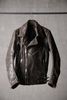 画像1: incarnation / インカネーション / 11D-42113 / HORSE RESIN LEATHER EDEN W-RIDERS LINED (1)