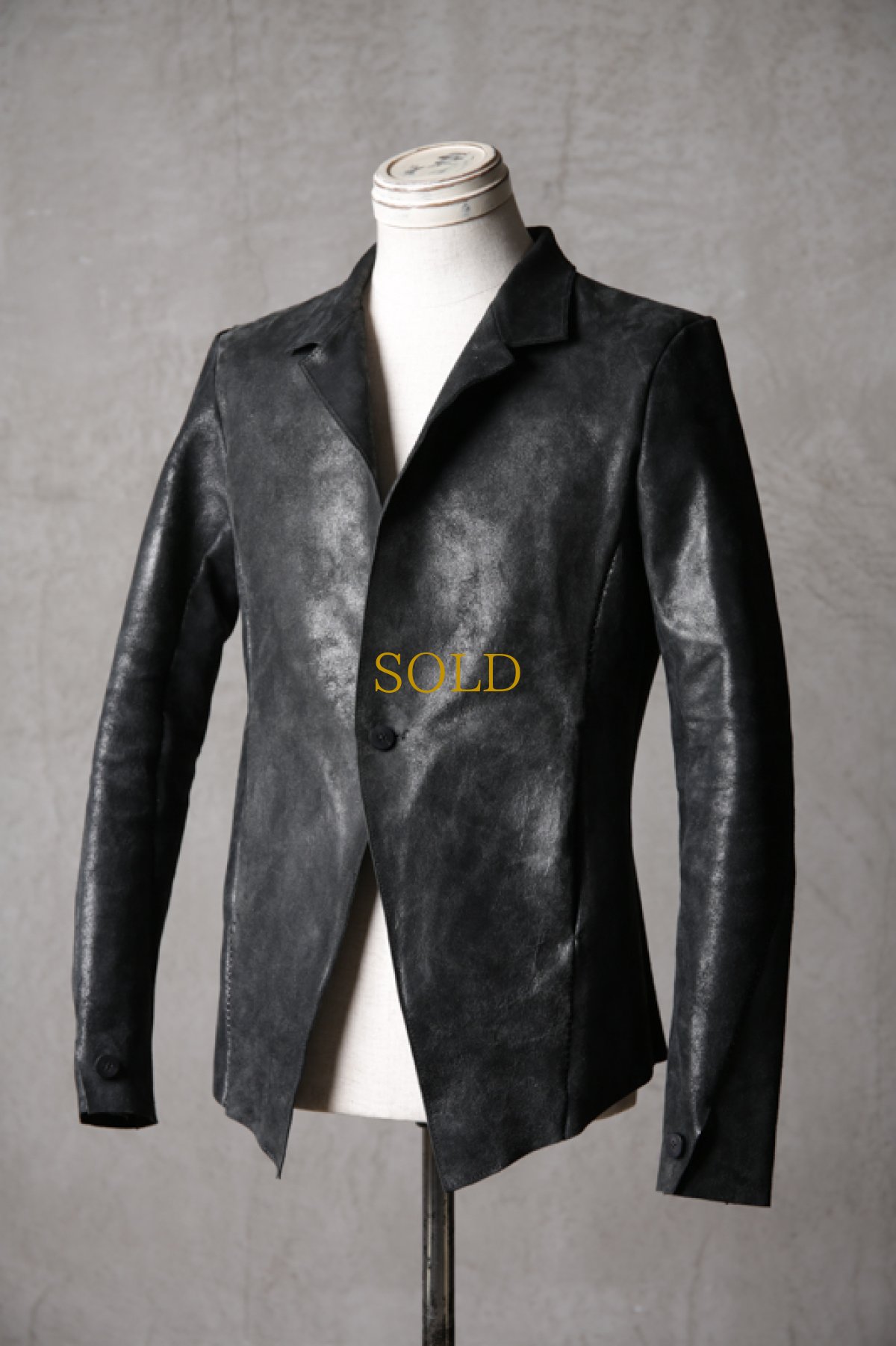 画像3: incarnation / インカネーション / 11D-170L / HORSE RESIN LEATHER EDEN TAILORED UNLINED (3)