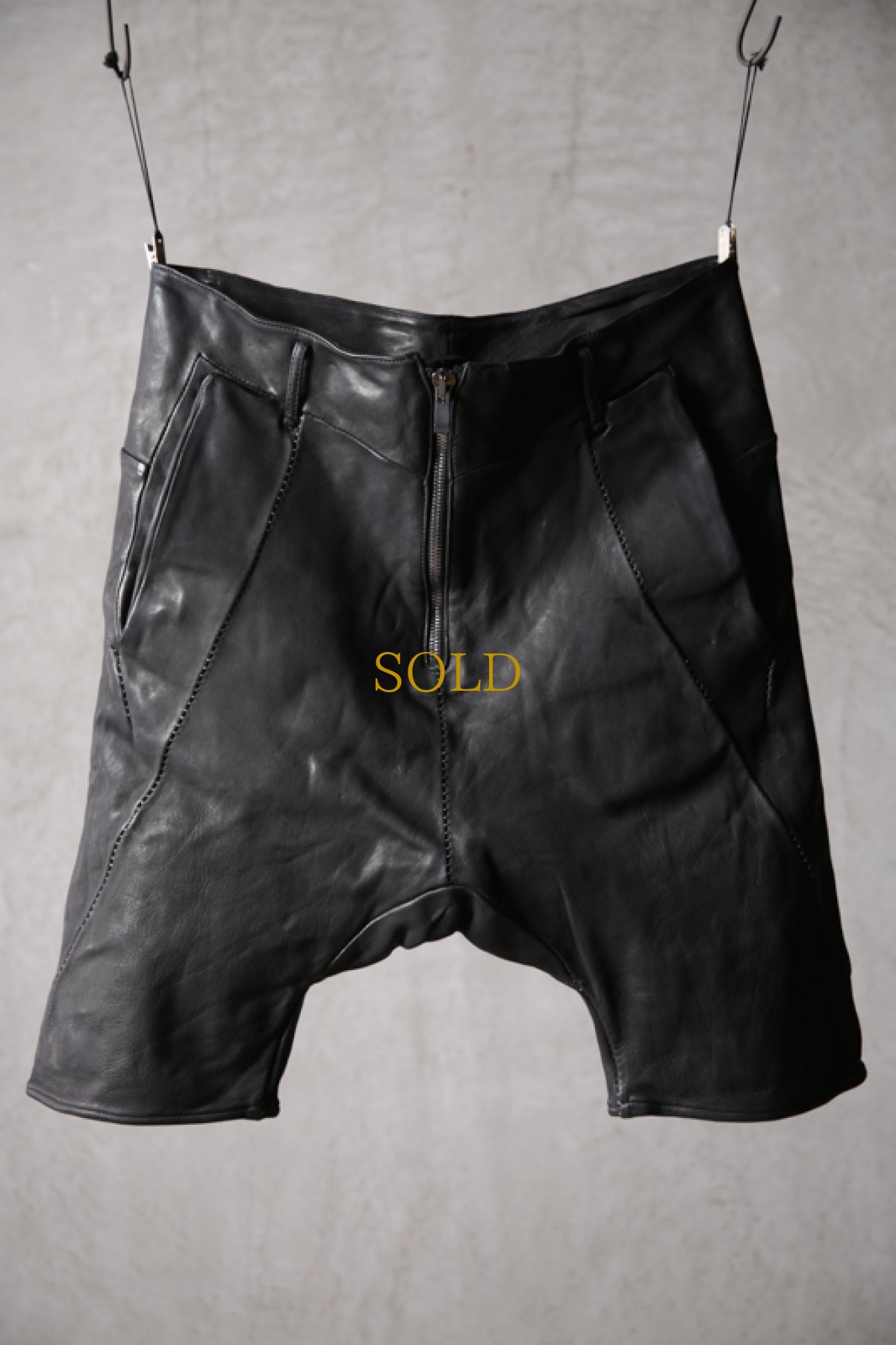 画像2: incarnation / インカネーション / H15-6301  / HEAVY WEIGHT SHEEP W.POCKET SARROUEL SHORTS (2)