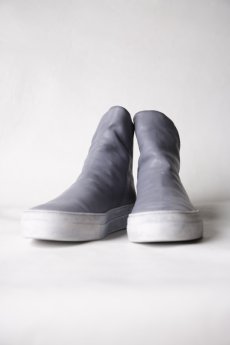 画像24: incarnation / インカネーション / 11V-7667  / HORSE LEATHER BACK ZIP SHORT LINED #WHITE HI RUBBER SOLES PIECE DYED (24)