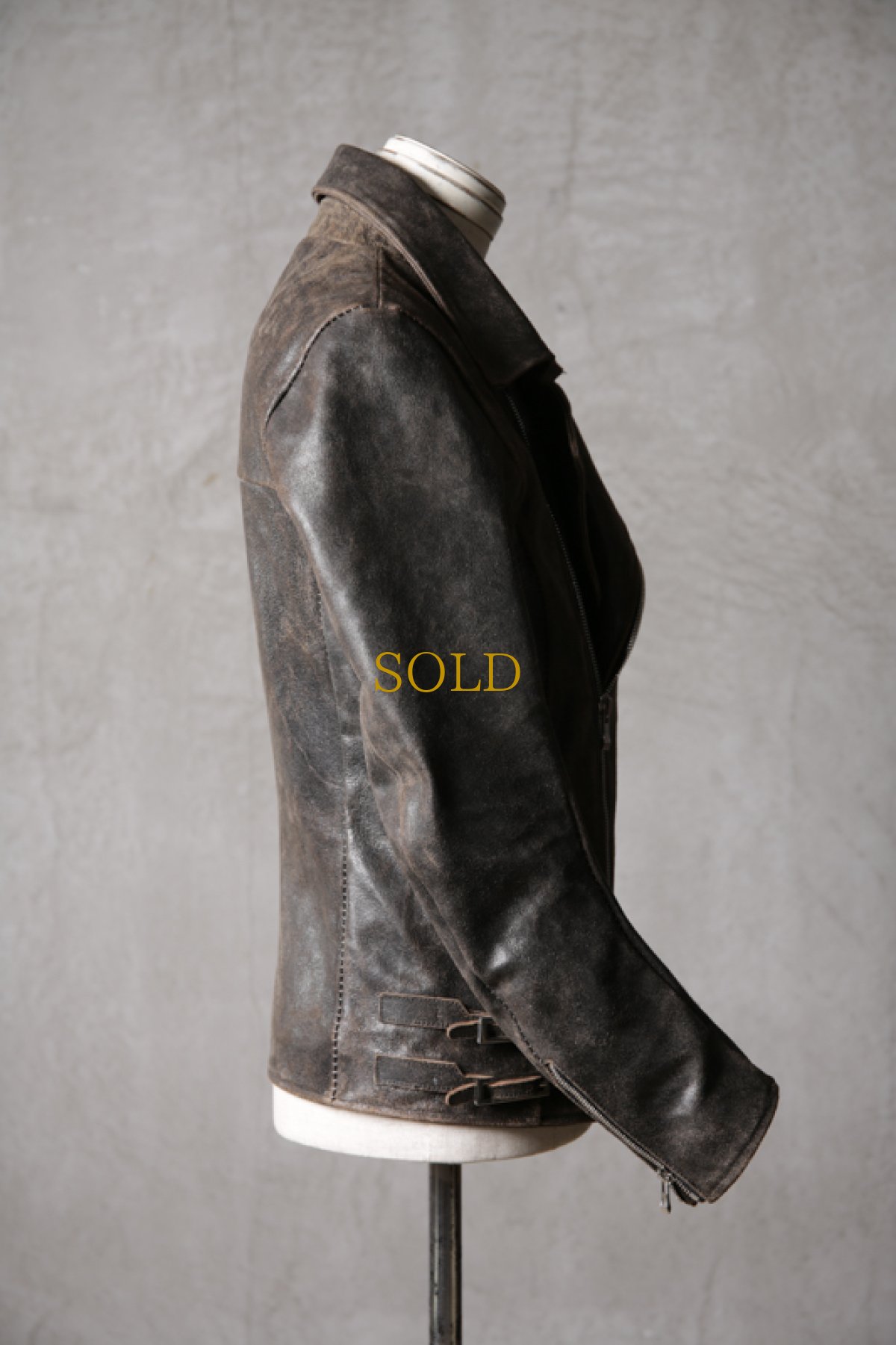 画像7: incarnation / インカネーション / 11D-42113 / HORSE RESIN LEATHER EDEN W-RIDERS LINED (7)