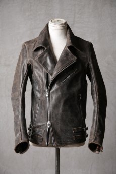 画像3: incarnation / インカネーション / 11D-42113 / HORSE RESIN LEATHER EDEN W-RIDERS LINED (3)