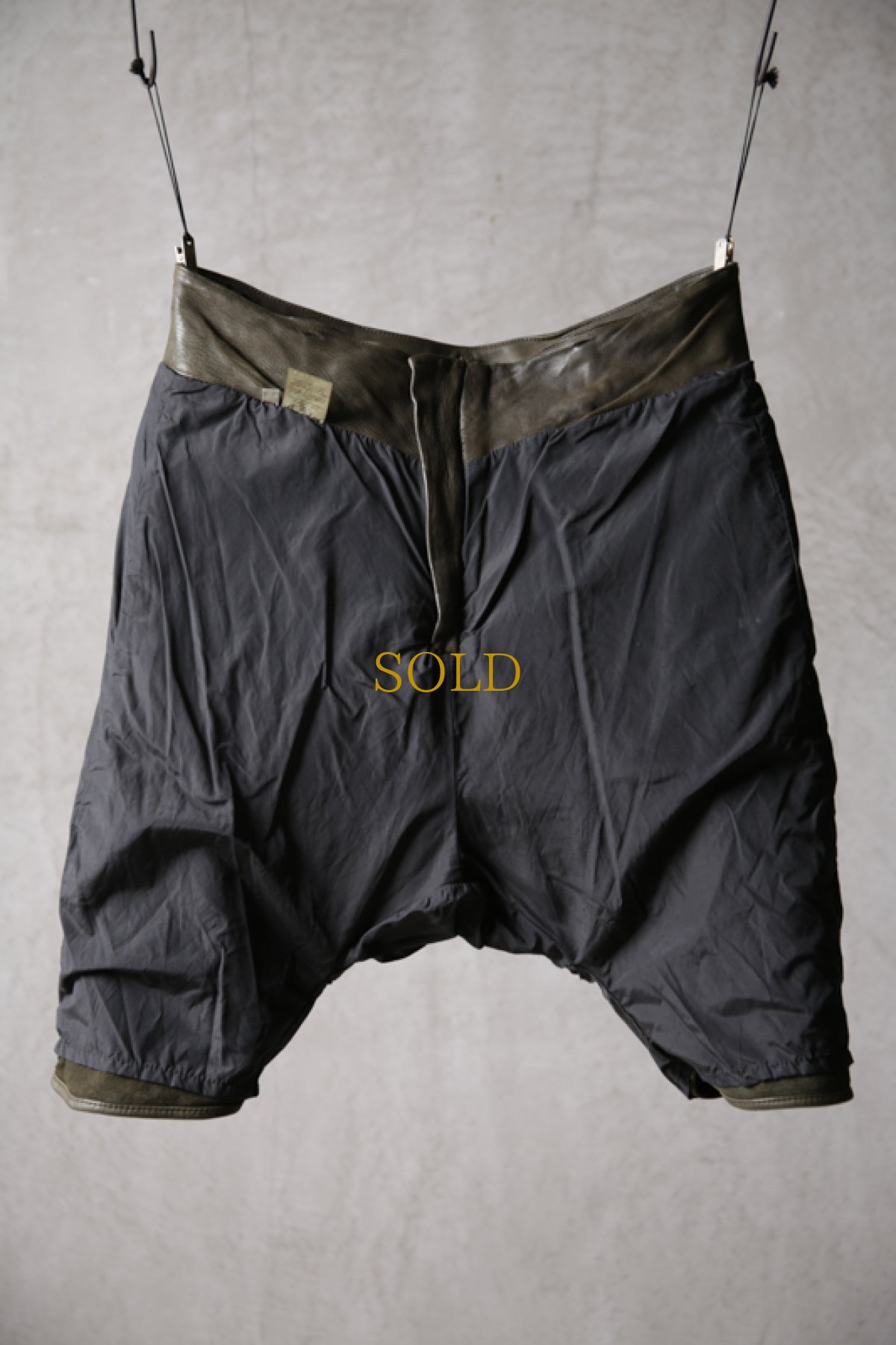 画像7: incarnation / インカネーション / H15-6301  / HEAVY WEIGHT SHEEP W.POCKET SARROUEL SHORTS (7)