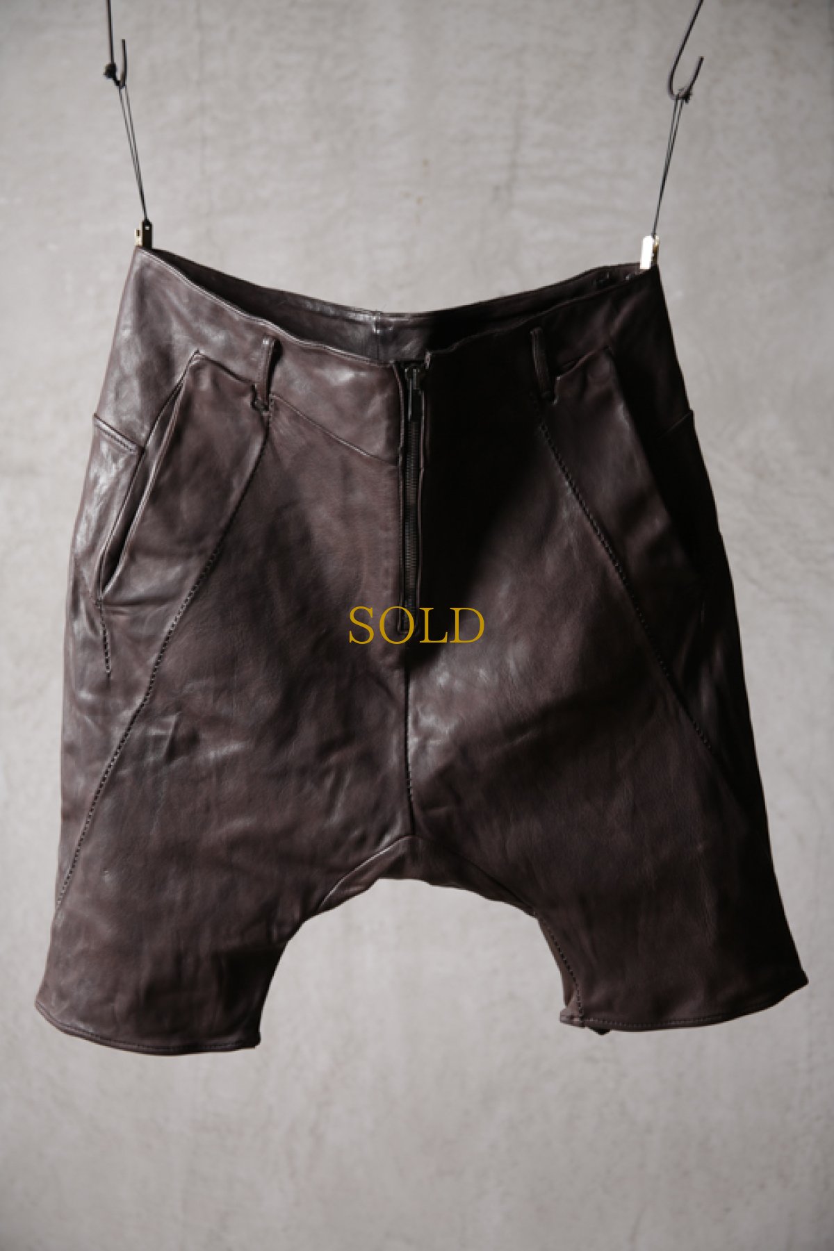画像11: incarnation / インカネーション / H15-6301  / HEAVY WEIGHT SHEEP W.POCKET SARROUEL SHORTS (11)