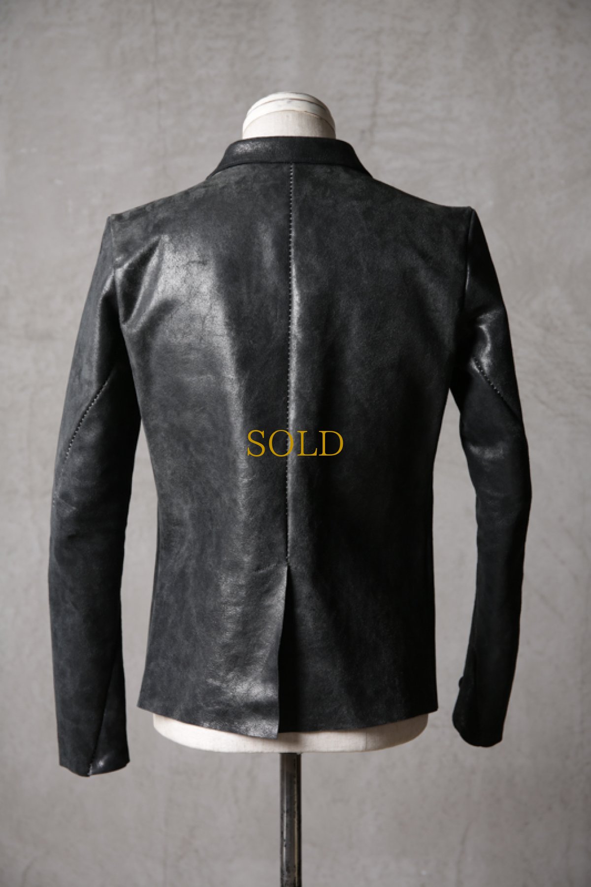 画像9: incarnation / インカネーション / 11D-170L / HORSE RESIN LEATHER EDEN TAILORED UNLINED (9)