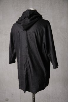 画像7: Wir Lineal / リネアル / FL721-W123 / Inorganic DRESS FABRIC HOODIE TQ SLEEVE Dress LR st cloth / Schummeln (7)