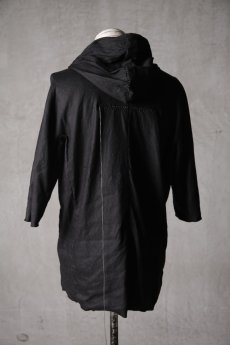 画像8: Wir Lineal / リネアル / FL721-W123 / Inorganic DRESS FABRIC HOODIE TQ SLEEVE Dress LR st cloth / Schummeln (8)