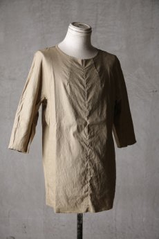 画像13: Wir Lineal / リネアル / FL721-W114 / Inorganic DRESS FABRIC TQ SLEEVE Dress LR st cloth / Buchen (13)