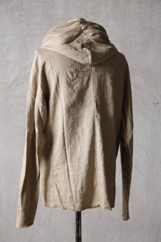 画像26: Wir Lineal / リネアル / FL721-W105 / Inorganic DRESS HOODIE Dress LR st cloth / Nicht mehr (26)