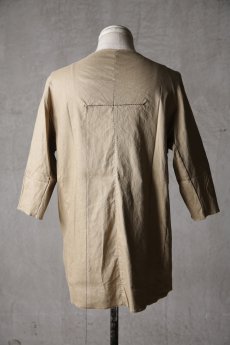 画像18: Wir Lineal / リネアル / FL721-W114 / Inorganic DRESS FABRIC TQ SLEEVE Dress LR st cloth / Buchen (18)