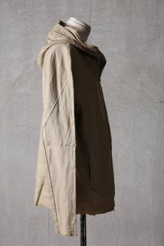 画像24: Wir Lineal / リネアル / FL721-W105 / Inorganic DRESS HOODIE Dress LR st cloth / Nicht mehr (24)