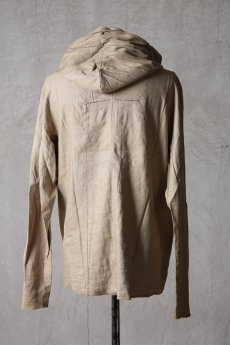 画像27: Wir Lineal / リネアル / FL721-W105 / Inorganic DRESS HOODIE Dress LR st cloth / Nicht mehr (27)