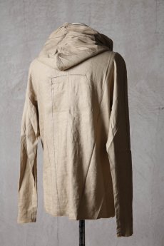 画像25: Wir Lineal / リネアル / FL721-W105 / Inorganic DRESS HOODIE Dress LR st cloth / Nicht mehr (25)