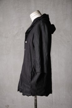 画像5: Wir Lineal / リネアル / FL721-W123 / Inorganic DRESS FABRIC HOODIE TQ SLEEVE Dress LR st cloth / Schummeln (5)