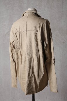 画像25: Wir Lineal / リネアル / FL721-W103 / Inorganic DRESS SHIRTS Dress LR st cloth / Blinken (25)