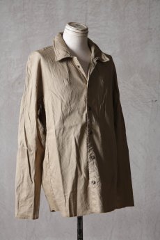 画像22: Wir Lineal / リネアル / FL721-W103 / Inorganic DRESS SHIRTS Dress LR st cloth / Blinken (22)