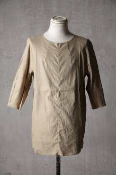 画像11: Wir Lineal / リネアル / FL721-W114 / Inorganic DRESS FABRIC TQ SLEEVE Dress LR st cloth / Buchen (11)