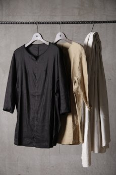 画像1: Wir Lineal / リネアル / FL721-W114 / Inorganic DRESS FABRIC TQ SLEEVE Dress LR st cloth / Buchen (1)