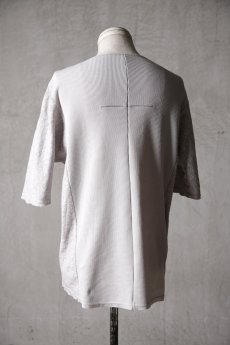画像8: Wir Lineal / リネアル / KL014-W124 / Schnittpunkt HALF SLEEVE #1 / Umdrehen 20CP Warfful knit / Umdrehen (8)