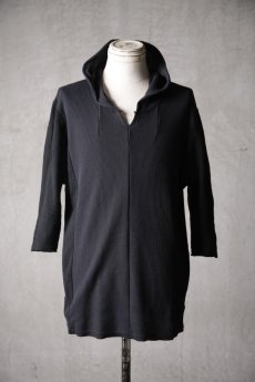 画像2: Wir Lineal / リネアル / KL014-W125 / Schnittpunkt TQ SLEEVE HOODIE / Umdrehen 20CP Warfful knit / Stein (2)