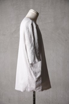 画像6: Wir Lineal / リネアル / KL014-W124 / Schnittpunkt HALF SLEEVE #1 / Umdrehen 20CP Warfful knit / Umdrehen (6)