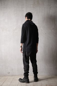 画像13: Wir Lineal / リネアル / KL014-W125 / Schnittpunkt TQ SLEEVE HOODIE / Umdrehen 20CP Warfful knit / Stein (13)