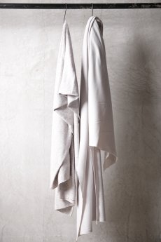 画像16: Wir Lineal / リネアル / KL014-W125 / Schnittpunkt TQ SLEEVE HOODIE / Umdrehen 20CP Warfful knit / Stein (16)