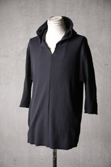 画像3: Wir Lineal / リネアル / KL014-W125 / Schnittpunkt TQ SLEEVE HOODIE / Umdrehen 20CP Warfful knit / Stein (3)