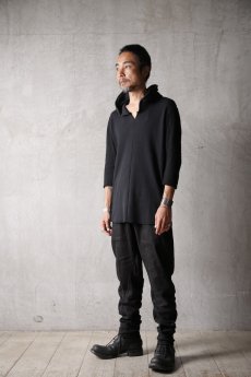 画像11: Wir Lineal / リネアル / KL014-W125 / Schnittpunkt TQ SLEEVE HOODIE / Umdrehen 20CP Warfful knit / Stein (11)
