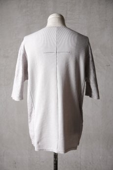 画像9: Wir Lineal / リネアル / KL014-W124 / Schnittpunkt HALF SLEEVE #1 / Umdrehen 20CP Warfful knit / Umdrehen (9)