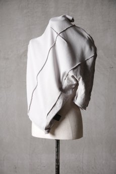 画像10: Wir Lineal / リネアル / KL014-W124 / Schnittpunkt HALF SLEEVE #1 / Umdrehen 20CP Warfful knit / Umdrehen (10)