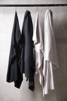 画像15: Wir Lineal / リネアル / KL014-W125 / Schnittpunkt TQ SLEEVE HOODIE / Umdrehen 20CP Warfful knit / Stein (15)